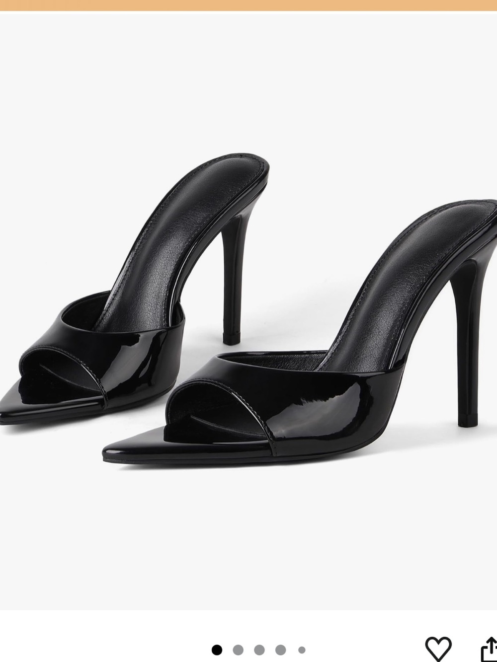 STILETTO BLACK SANDAL